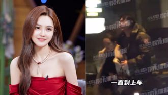 周扬青疑有新恋情！ 与迷彩衣男搂腰过马路甜蜜互动全被拍