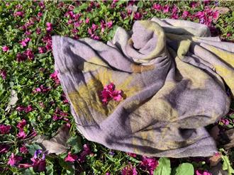 奥万大移印染将开课 创作植物染艺术品并疗癒心灵