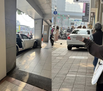 北市士林汽車開上人行道  衝撞行人3傷1人送醫