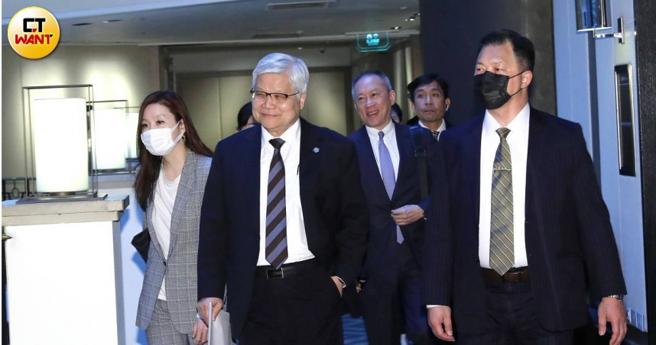 台积电董事长魏哲家率领团队迎战川普新局。（图／刘耿豪摄）