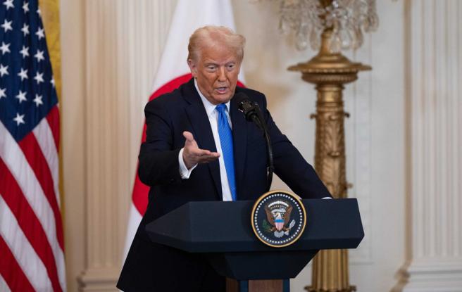 美国总统川普力推美国制造业。（图／新华社）