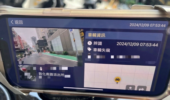 台北市大安分局敦化南路派出所透過「智慧警勤辨識系統」，精準鎖定違規違法車輛，半年內破獲多起刑案，讓不法之徒無所遁形。（圖警方提供／簡銘柱翻攝）