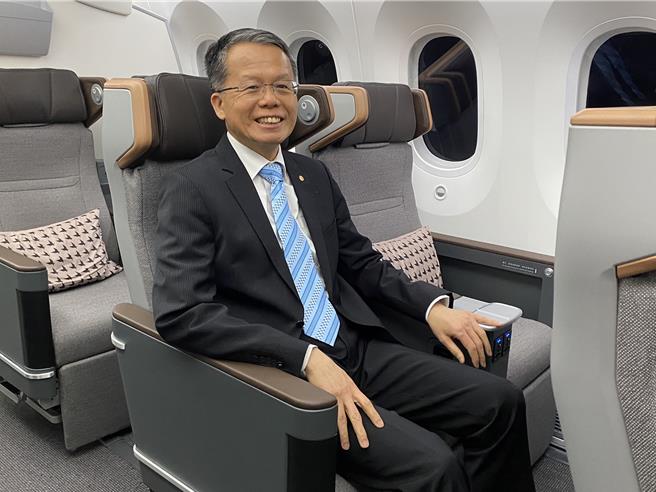 长荣航空总经理孙嘉明。（陈佑诚摄）