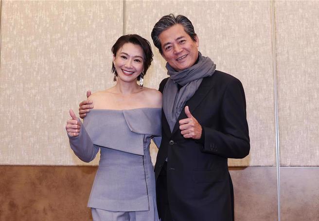 因侯怡君（左）和老公萧大陆过去传出有小三介入，怎料今被质疑是将现实生活不满发泄在同剧演员身上。 （图／中时资料照）