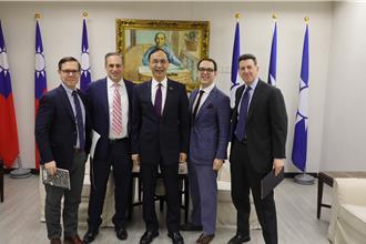 會見兩華府智庫訪團 朱立倫向美表達將推核電延役