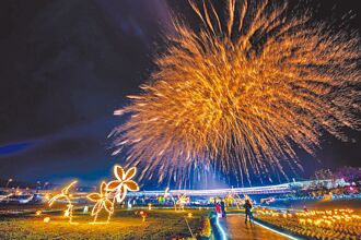 廢電池換盆栽 南投燈會好環保