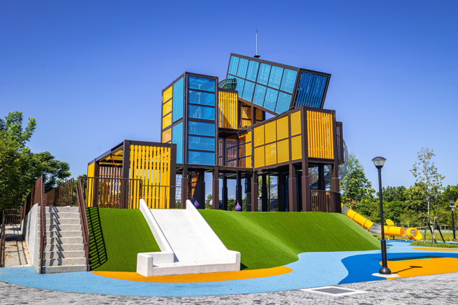 草屯酷比亲子运动公园（图/南投县政府提供）