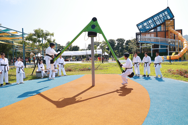 草屯酷比亲子运动公园（图/南投县政府提供）