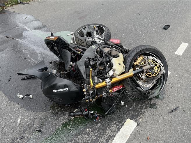機車騎士傷重不治。（警方提供／吳佩蓉宜蘭傳真）
