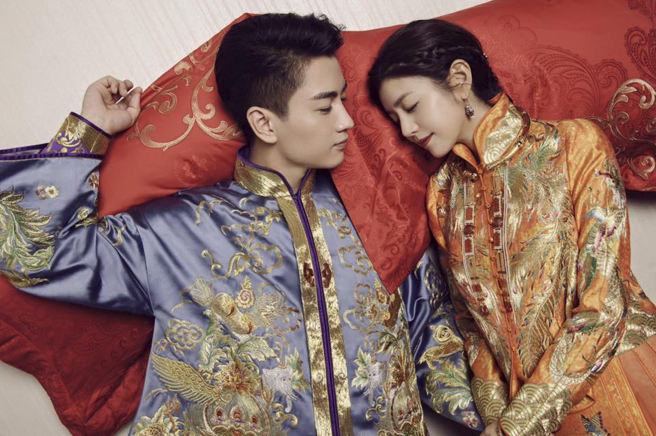 陈妍希、陈晓当年结婚时，轰动一时。（陈妍希IG）