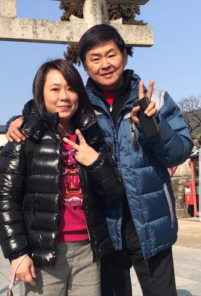 贺一航生前和妻子Judy感情甜蜜。（图／翻摄Judy脸书）