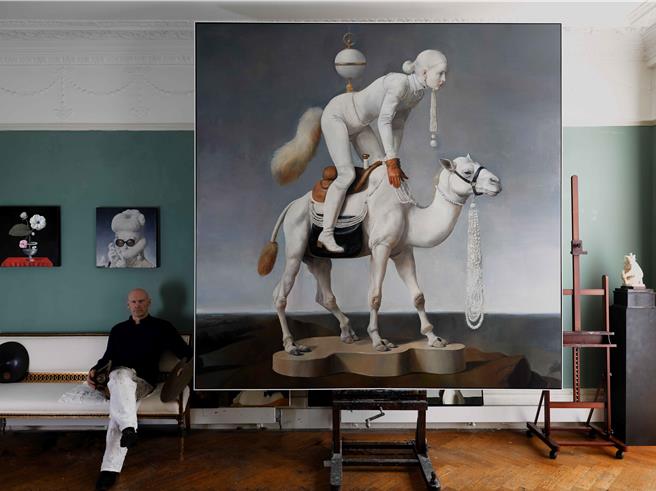 高美馆将于秋季推出的国际特展《冯．沃尔夫的花园堡垒》呈现冯．沃尔夫回应AI世代的艺术实践。（高美馆提供／任义宇高雄传真）