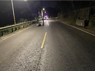 烏來騎士凌晨自撞護欄   路人發現倒臥血泊不治