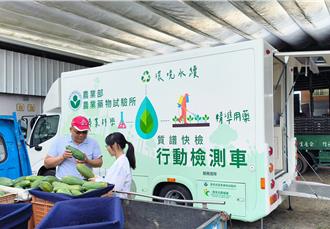 質譜快檢行動檢測車守護食安 助農友快速檢驗農藥殘留