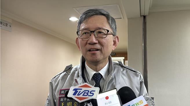 桃园市副市长王明鉅。（蔡依珍摄）