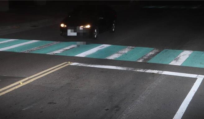 二林镇二城路6号前4个月开出2132件罚单。（警方提供／叶静美彰化传真）