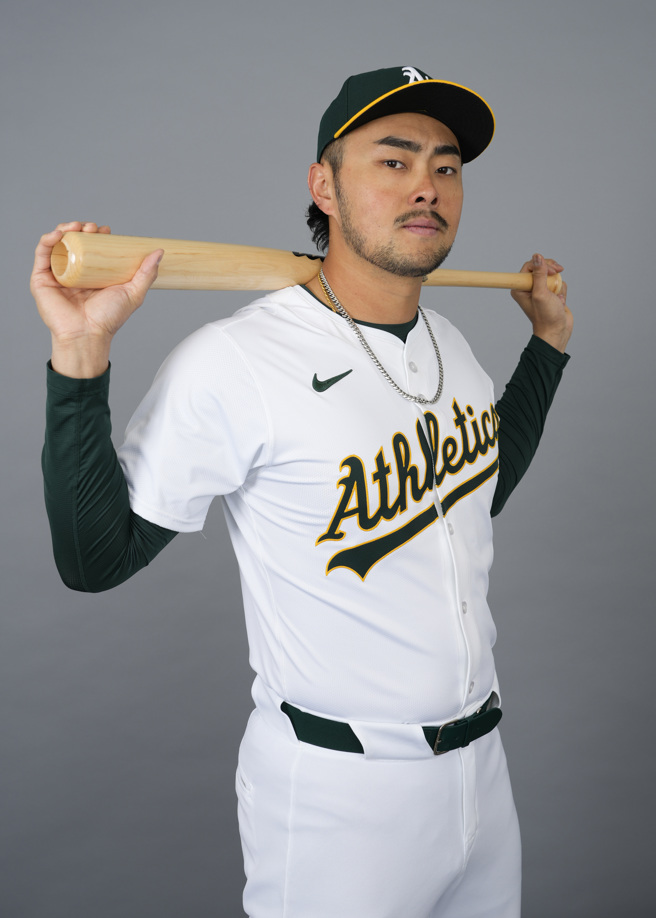 林家正以小联盟合约附带大联盟春训邀请，新球季加盟运动家。 （图／美联社）