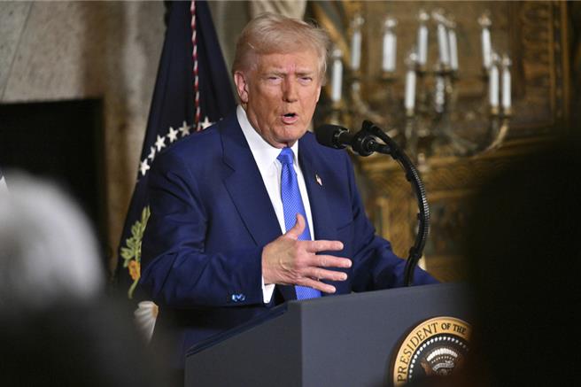 美国总统川普。（图／美联社）