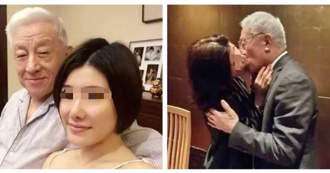 曹興誠涉及與大陸女子單女士的緋聞私照流出，照片是否經過變造引發朝野支持者兩極熱議。（翻攝自直播節目《有哏來爆》）