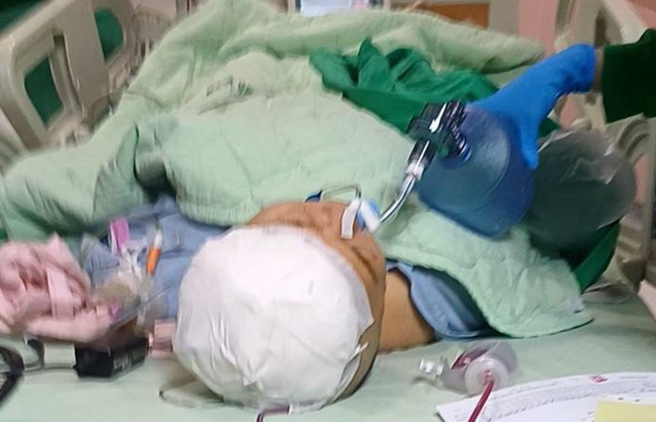 彰化吴姓里长妻子送医手术，经42天抢救仍宣告不治。（民眾提供／叶静美彰化传真）