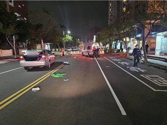 高雄女過「閃紅燈路口」慘遭2車連撞 送醫搶救亡