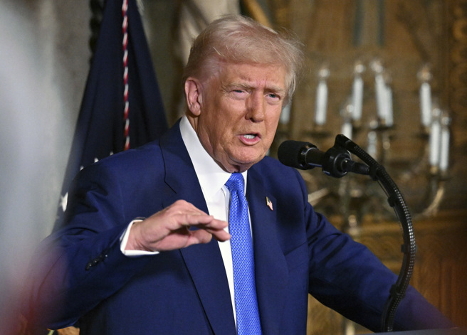 美国总统川普。（图／美联社）