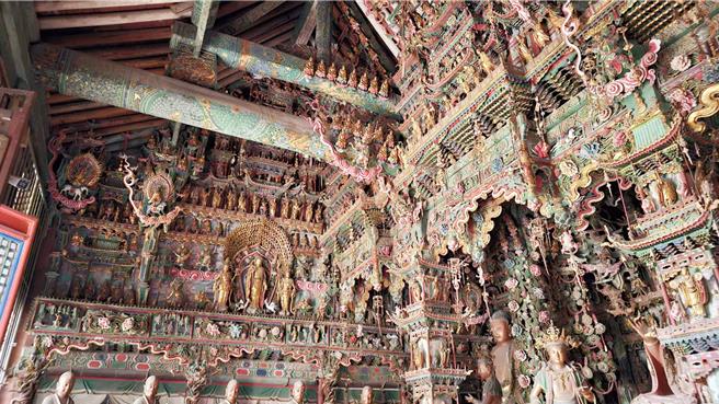 电玩游戏《黑神话：悟空》取景地--隰县小西天。（蓝孝威摄）