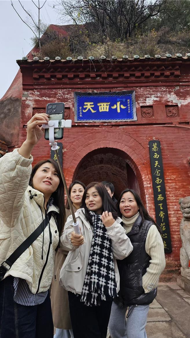 电玩游戏《黑神话：悟空》取景地--隰县小西天。（蓝孝威摄）