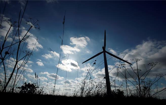 英国一处风力发电设施（示意图／路透社）