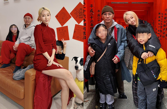 翁馨仪、张少怀育有1女1儿。（图／翻摄自hsinyiwong IG）