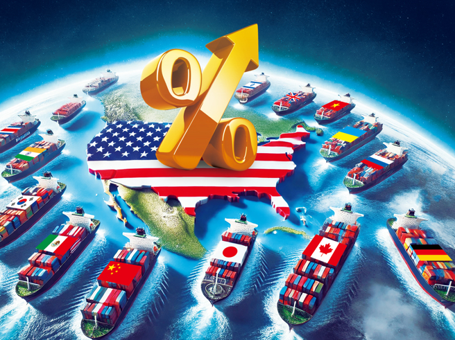 川普引爆无差别关税战。（示意图/达志影像/shutterstock）
