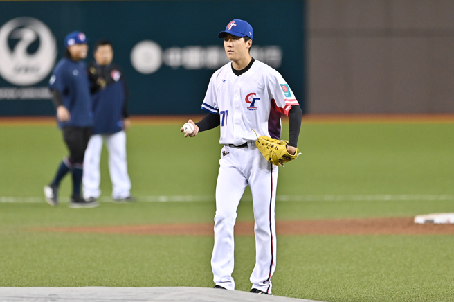 经典赛资格赛首役，中华队派出陈宇宏担任先发投手。（图／杜宜谙摄）