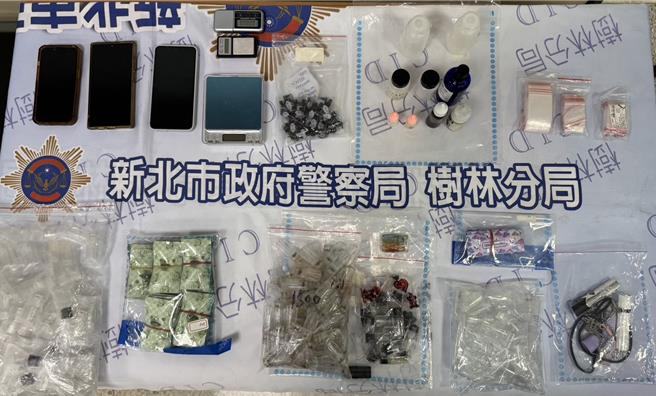 警方查扣133颗菸弹及大量证物。（警方提供）