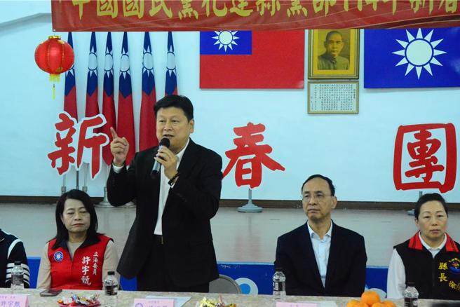 傅崐直指民進黨兩利用大罷免，劍指五院獨缺的一院，拿到立法院長職位。（王志偉攝）