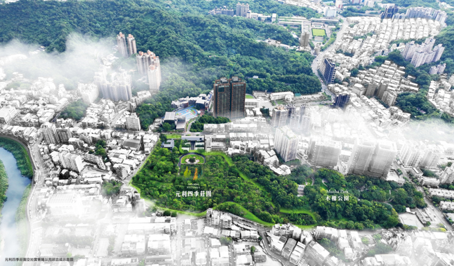 「元利四季庄园」空拍图。（图／元立四季庄园官网）