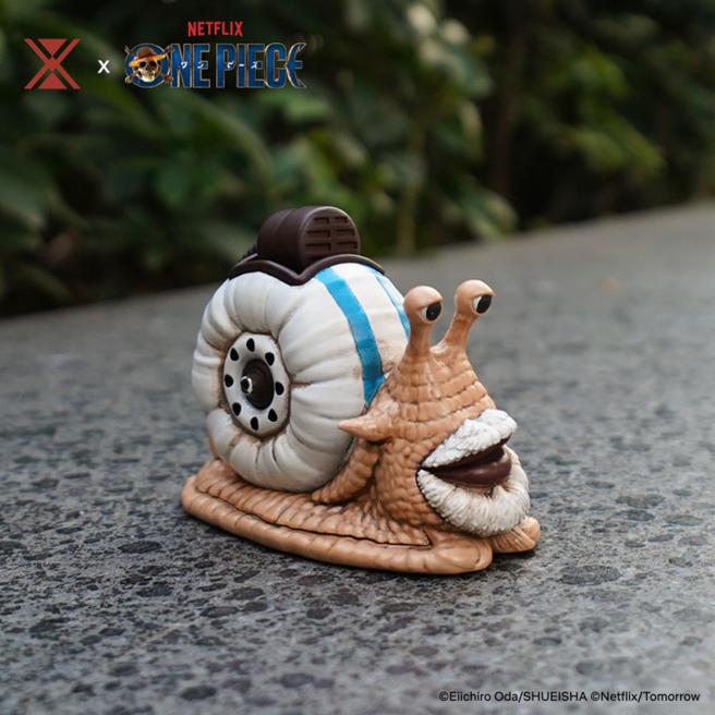 NETFLIX《航海王》超拟真「智能发声电话虫钥匙圈」 强势来袭。图／业者提供