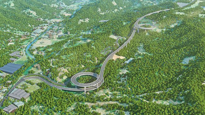 新北市105市道工程正進行中，完工可供大型貨運車輛通行，可望減低北51區道通行頻率，減少事故發生。示意圖。（新北市城鄉局提供／呂健豪新北傳真）