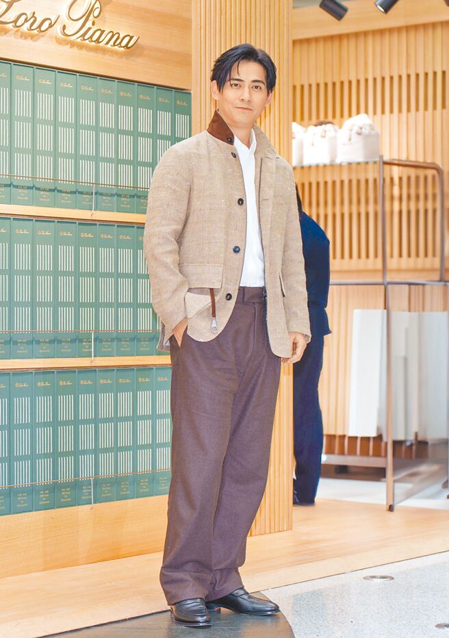 久违的周渝民现身时尚活动，称与Loro Piana相见恨晚。（吴松翰摄）