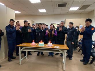 台灣燈會默默付出 平鎮義交中隊長彭榮嬌率隊無私奉獻