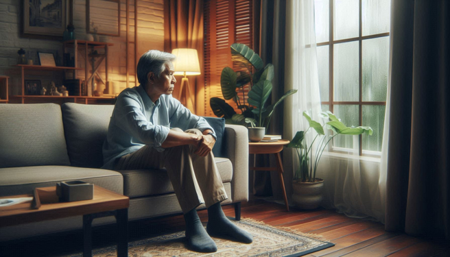 家暴母親後隔天就離家，3個孩子怒了，聯手不養中風父，聲請免除扶養義務獲准。（示意圖、與本案無關／AI生成）