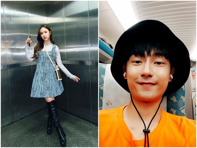 Sandy否认要求大鹤帮她牵线认识许光汉。（Sandy、大鹤脸书）