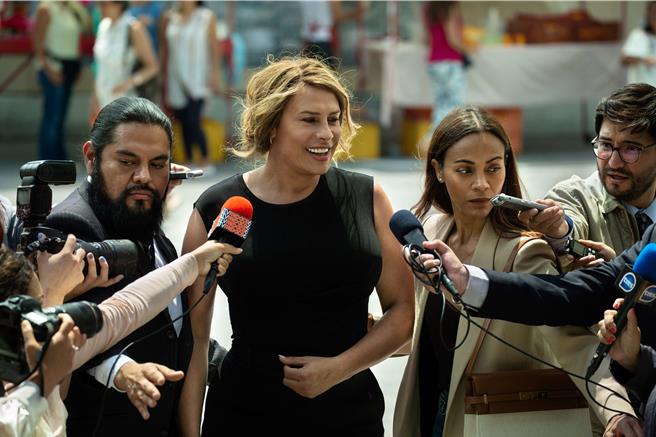 卡拉索菲亚贾斯康过往言论被挖出来，引发争议。（Catchplay提供）