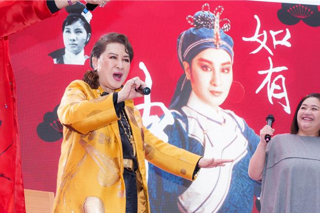 楊麗花出席《如有神在－世紀初戀楊麗花2025年全球花迷會》。（吳松翰攝）