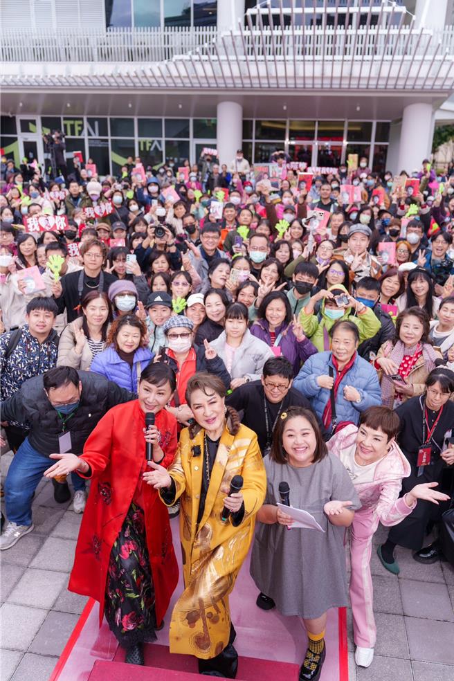 楊麗花舉辦粉絲見面會。（吳松翰攝）