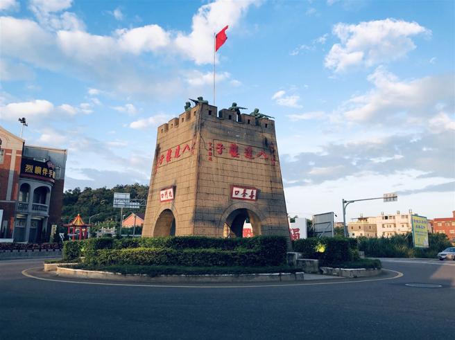 國軍7位勇士於長城古北口戰役壯烈犧牲，為弘揚愛國精神，後世建「八達樓子」以茲紀念。（金防部提供）