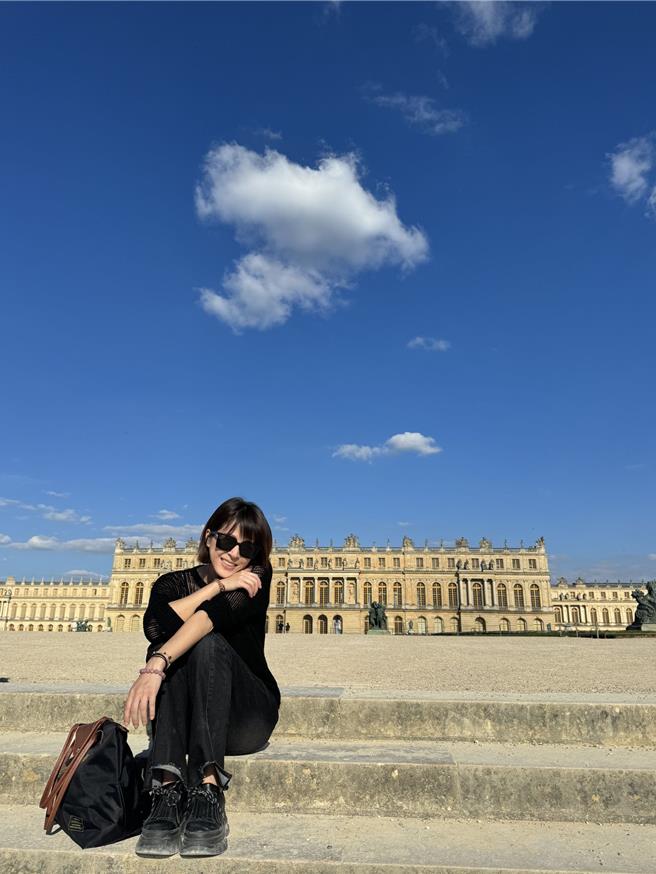 苏晏霈难忘巴黎美景。（苏晏霈提供）