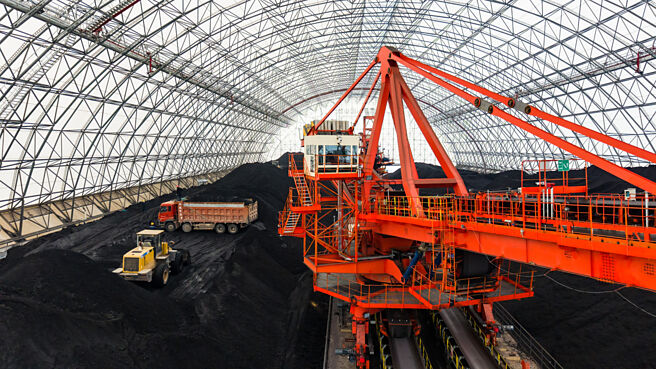 煤电示意图。图／新华社