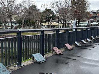 葫蘆墩公園驚見拉筋板陣！40張排排站 民眾傻眼：有礙觀瞻