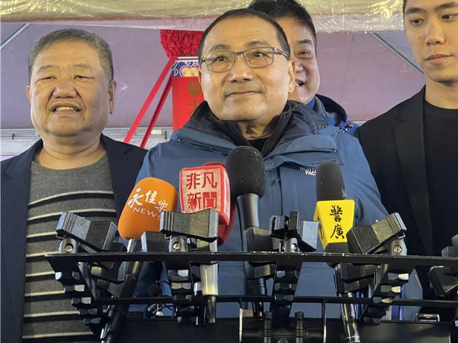 对于北市自筹财源续推生生喝鲜乳，新北市长侯友宜还是期待全国能统一实施。（吕健豪摄）