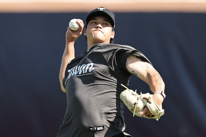 旅美投手庄陈仲敖。（图／中职提供）